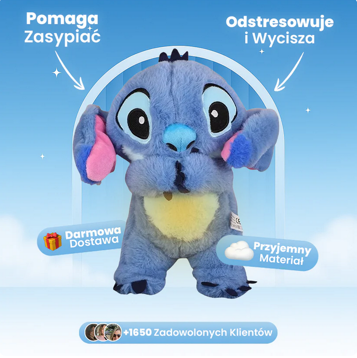 Oddychający pluszak Stich